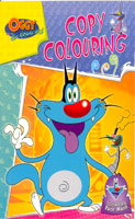 Copy Colouring : Oggy and the Cockroaches